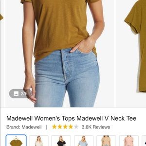 TWO BUNDLE! Madewell Women's V Neck Tee